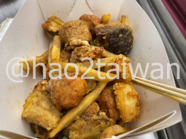 熊厚呷のBセットで一番印象に残った炸杏鮑菇(エリンギの揚げ物)