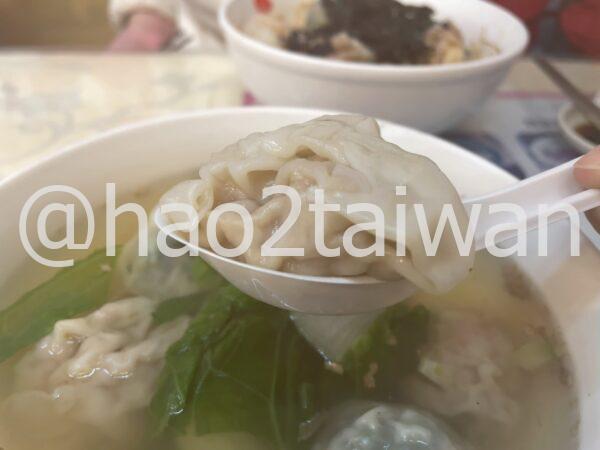 台中 玉口香扁食園の皮がなめらかな扁食の写真