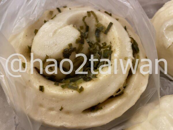 包手創意包子 高雄新田店 蔥花捲の断面