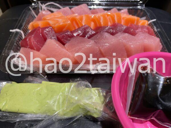 厚切り刺身の盛り合わせ（マグロ・旗魚・サーモン）葉氏海鮮 Yeh‘s Fish